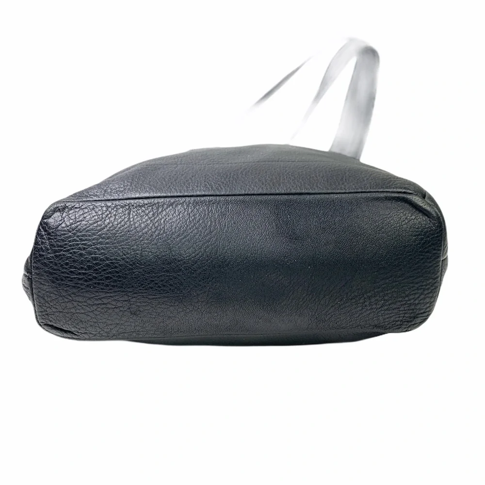 A. Giannetti Black small Leather Tote Shoulder Bag - Picture 11 of 13